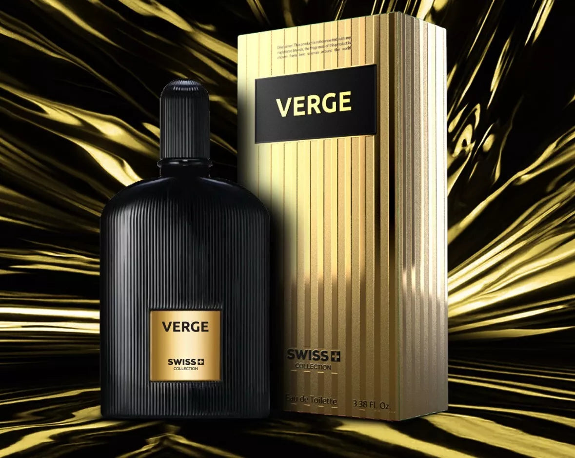 VERGE By Swiss Collection Eau De Toilette 100ml / 3.38oz Made in Dubai