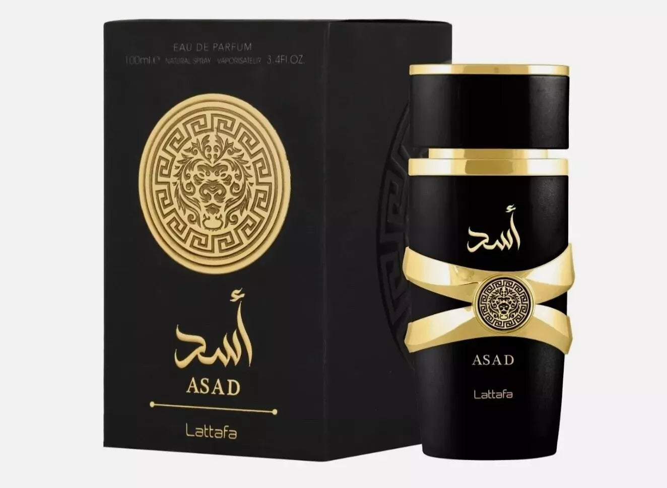 Asad by Lattafa perfume for unisex Eau De Parfum 100ml / 3.4 oz Made in Dubai