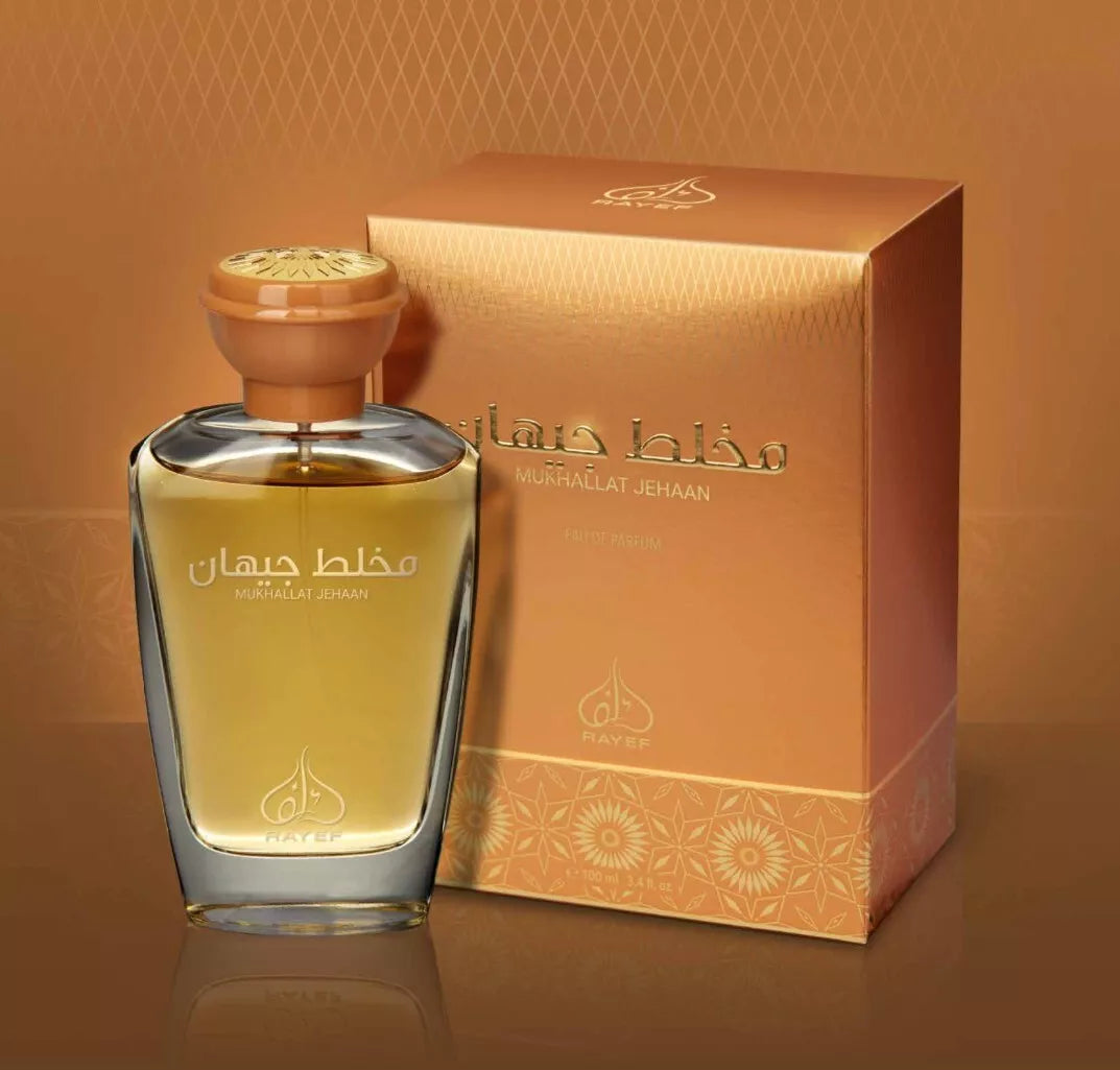 Mukhallat Jehaan by Rayef - Eau de Parfum 100ml 3.4oz - Made in Dubai Authentic