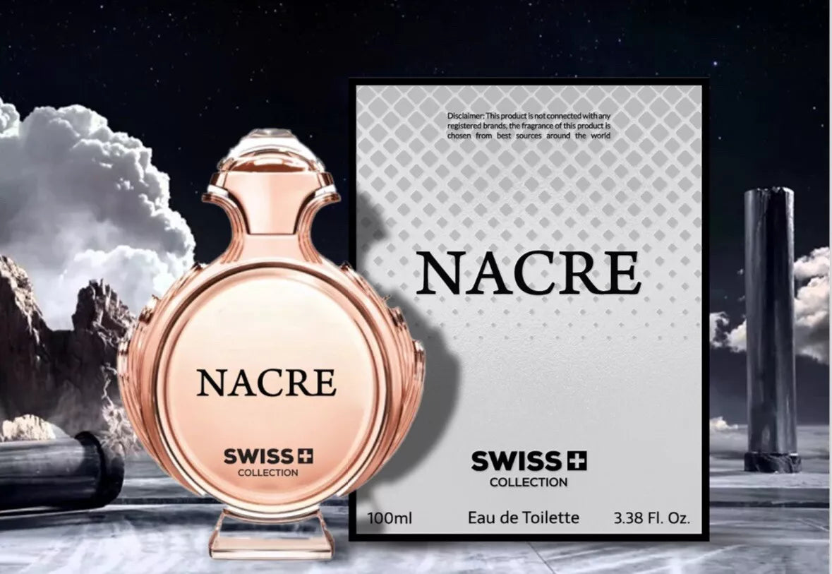 NACRE by Swiss Collection Eau De Toilette Spray for Women 100ml / 3.38oz