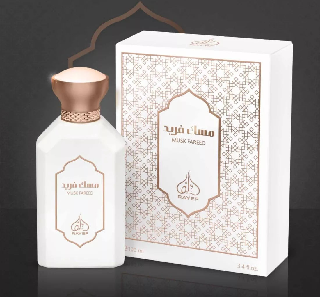 Musk Fareed by Rayef - Eau de Parfum 100ml 3.4oz - Made in Dubai Authentic