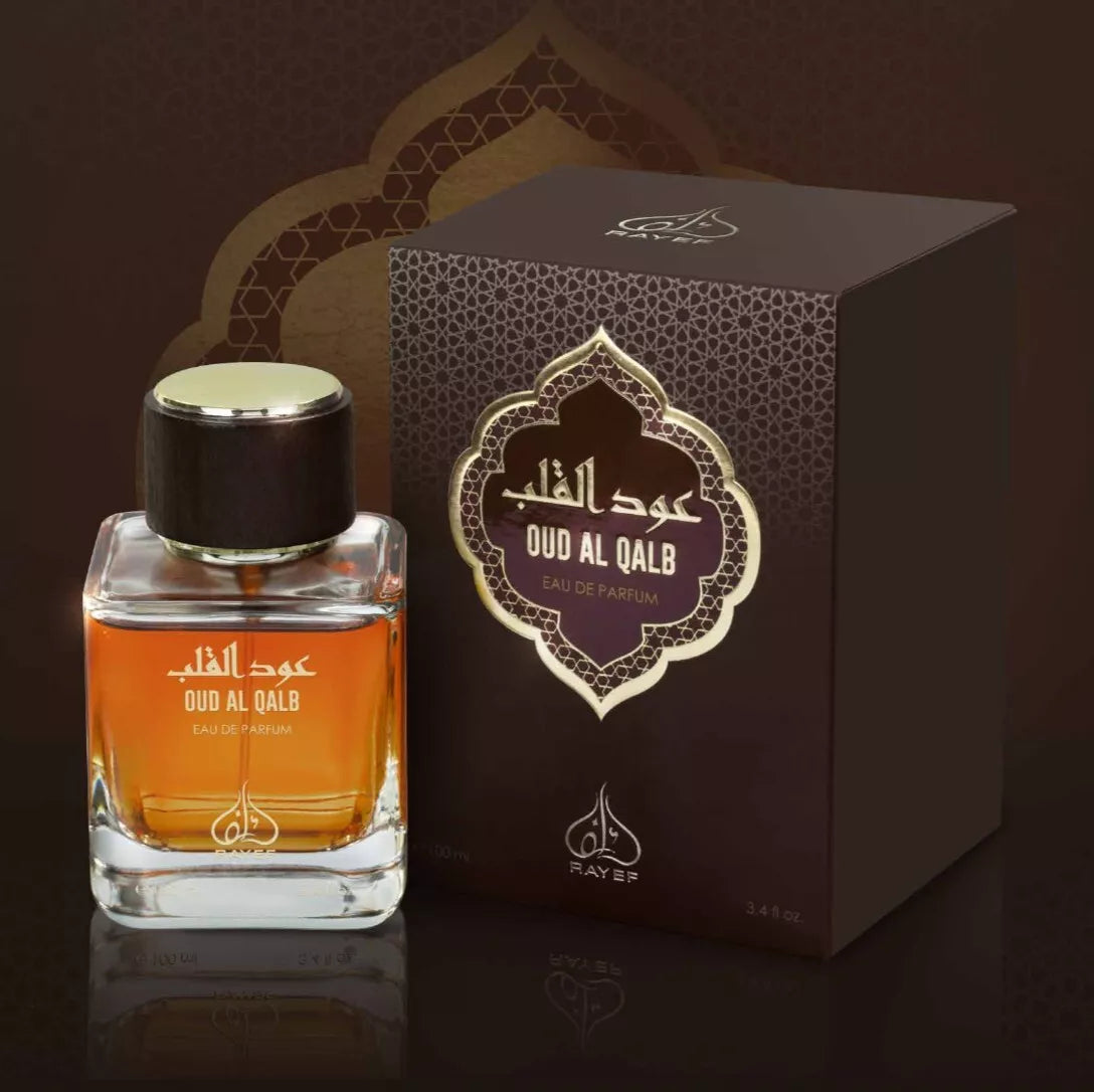Oud Al Qalb by Rayef - Eau de Parfum 100ml 3.4oz - Made in Dubai Authentic