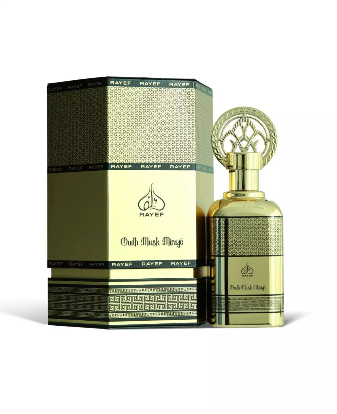 Oudh Musk Mirage by Rayef - Eau de Parfum 100ml 3.4oz - Made in Dubai Authentic
