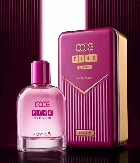 Code Pink by Fascino For Women - Eau de Parfum 100ml 3.4oz - Made in Dubai