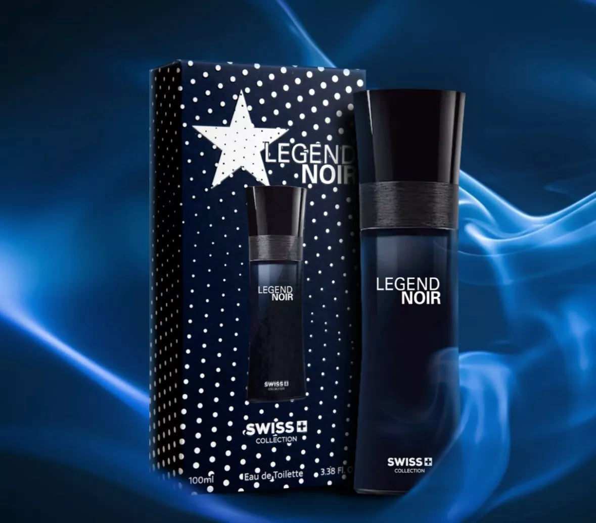 LEGEND NOIR By Swiss Collection Eau De Toilette 100ml / 3.38oz Made in Dubai