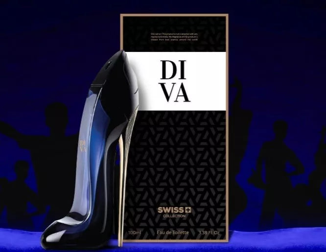 DIVA by Swiss Collection Eau De Toilette Spray for Women 100ml / 3.38oz